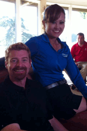 putting commercial shot