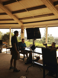 putting commercial shot